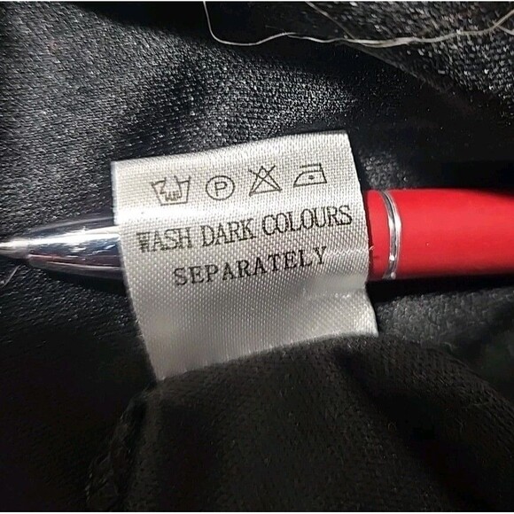 Miss Ord Black Whimsigoth Witchy Chiffon Tiered Lined Dress Size XL - Picture 14 of 14